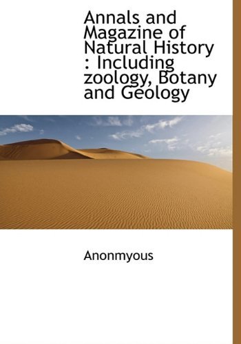Cover for Anonmyous · Annals and Magazine of Natural History: Including Zoology, Botany and Geology (Hardcover Book) (2009)