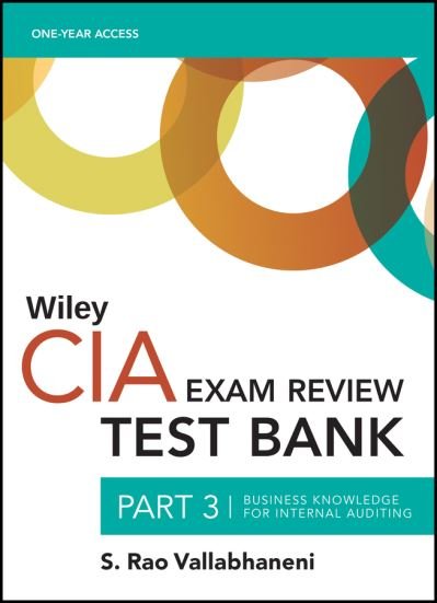 Cover for Wiley · Wiley CIA 2022 part 3 Test Bank - Business Knowledge for Internal Auditing (1-year access) (Taschenbuch) (2021)