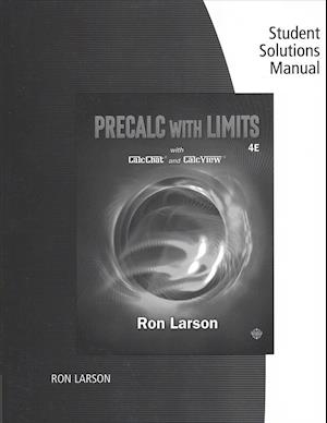 Cover for Ron Larson · Student Study Guide and Solutions Manual for Larson's Precalculus with  Limits, 4th (Paperback Book) [4 Revised edition] (2017)