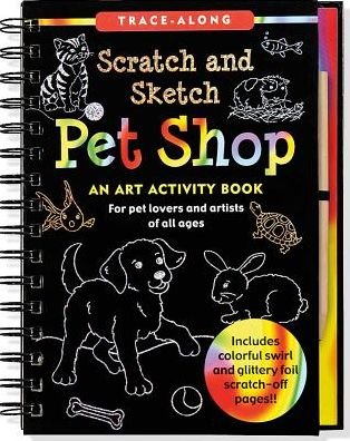 Pet Shop Scratch and Sketch Trace-along - Lee Nemmers - Bøger - Peter Pauper Press - 9781441314185 - 1. november 2013