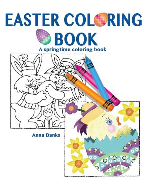 Cover for Anna Banks · Easter Coloring Book (Paperback Book) (2015)