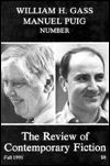 The Review of Contemporary Fiction (William H.Gass, Manurl Puig) - John O'Brien - Livres - Dalkey Archive Press - 9781564781185 - 20 février 2018