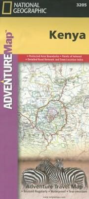 Cover for National Geographic Maps · Kenya: Travel Maps International Adventure Map (Kort) (2012)