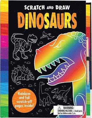 Cover for Nat Lambert · Scratch &amp; Draw Dinosaurs - Scratch Art Activity Book - Scratch and Draw (Gebundenes Buch) (2019)