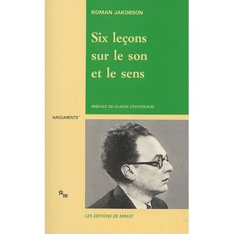 Cover for Roman Jakobson · Six Leocons Sur Le Son Et Le Sens (Inbunden Bok) (1976)