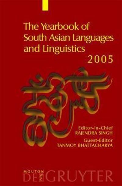 Cover for Rajendra Singh · The Yearbook of South Asian Languages and Linguistics, the Yearbook of South Asian Languages and Linguistics (Paperback Book) (2005)
