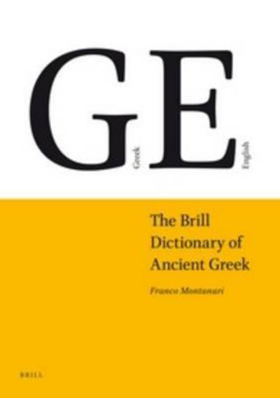 Cover for Montanari · The Brill Dictionary of Ancie (Book) (2015)