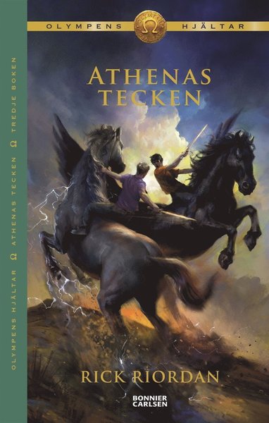 Cover for Rick Riordan · Olympens hjältar: Athenas tecken (ePUB) (2015)