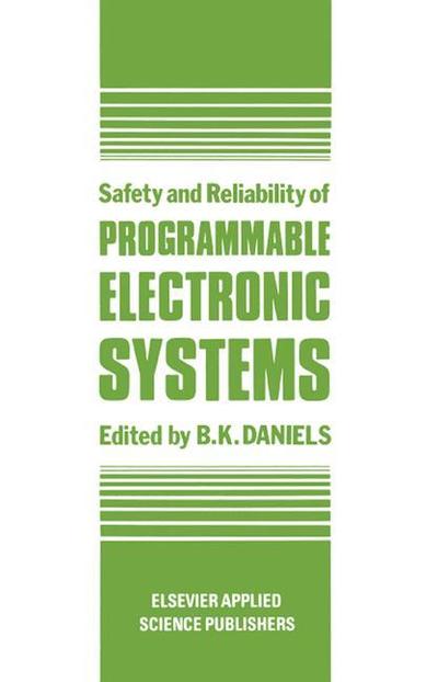 Cover for Harry Daniels · Safety and Reliability of Programmable Electronic Systems (Paperback Book) (2014)