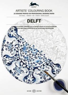 Cover for Pepin Van Roojen · Delft Blue: Artists' Colouring Book (Pocketbok) (2016)