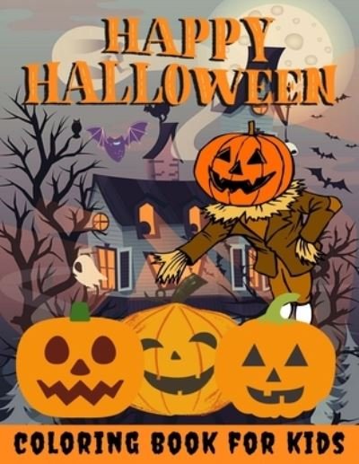 Cover for Toodma · Happy Halloween Coloring Book for kids (Pocketbok) (2020)
