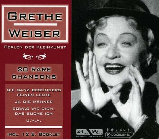 Perlen Der Kleinkunst - Grethe Weiser - Musique - RED INK - 0885150226186 - 6 décembre 2011