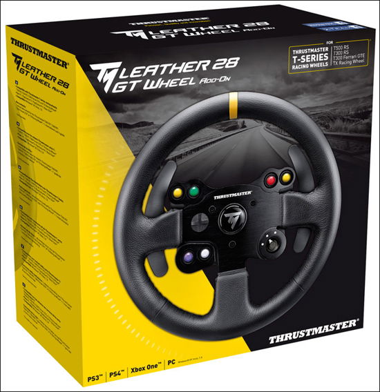 Thrustmaster Leather 28 Gt Wheel Add-on (Merchandise) - Thrustmaster - Merchandise -  - 3362934001186 - 17. marts 2023