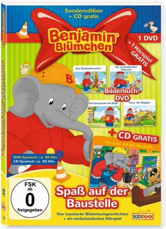 Cover for Benjamin Blümchen · SPAß AUF DER BAUSTELLE:BAUSTELLENGESCHICHTEN (BILDE (DVD-Audio) (2018)