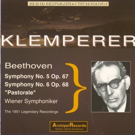 Cover for Beethoven / Klemperer · Sinfonie 5 &amp; 6 / Wiener Sinfoni (CD) (2012)