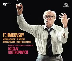 Cover for Mstislav Rostropovich &amp; London Symphony Orchestra · Tchaikovsky: Symphonies Nos. 1-6, Manfred (CD) (2025)
