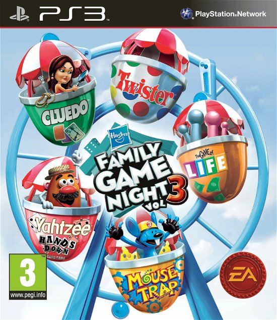 Cover for Spil-playstation 3 · Hasbro Family Game Night 3 (PS3) (2010)