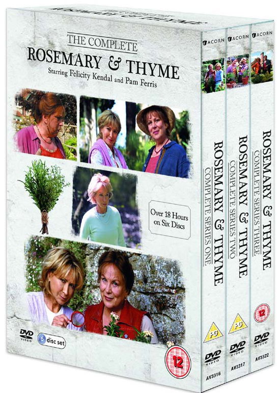 Rosemary And Thyme Series 1 to 3 Complete Collection - Rosemary and Thyme Complete - Elokuva - Acorn Media - 5036193033186 - maanantai 5. syyskuuta 2016