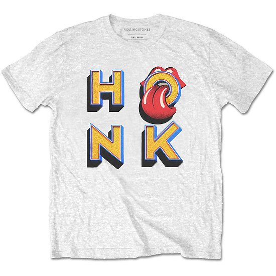 Cover for The Rolling Stones · The Rolling Stones Unisex T-Shirt: Honk Letters (T-shirt) [size S] [White - Unisex edition]