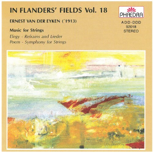Cover for Ernest Van Der Eyken · In Flanders Fields 18: Music For Strings (CD) (2019)