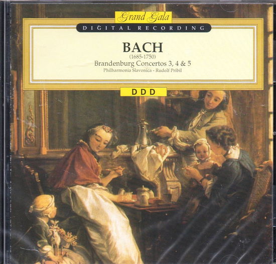 Cover for Philharmonia Slavonica / Pribil Rudolf · Brandeburg Concertos Nos. 3/4/5 (CD) (1992)