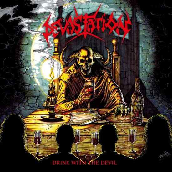 Cover for Devastatiön · Drink With The Devil (LP) (2017)