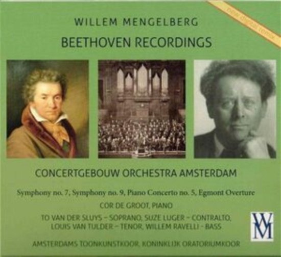 Concertgebouw Orchestra / Willem Mengelberg / Cor De Grotte · Beethoven Symphonies No.7 & 9 / Piano Concerto No.5 / Egmont Overture (CD) (2024)