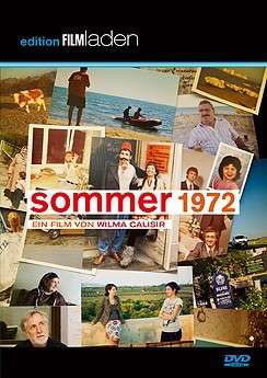 Cover for Sommer 1972 (DVD)