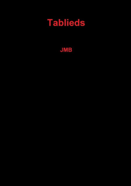 Cover for Jmb · Tablieds (Paperback Bog) (2018)