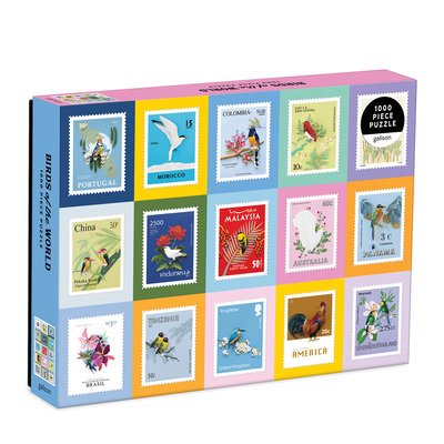 Birds of the World 1000 Piece Puzzle - Galison - Brætspil - Galison - 9780735365186 - 27. juli 2020