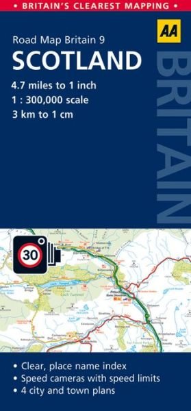 Cover for Aa · AA Road Map Britain: Scotland (Buch) (2015)