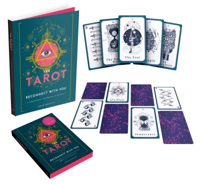 Cover for Sarah Bartlett · The Tarot Book and Card Deck: Reconnect With You: A Comprehensive Introduction to the Tarot with an illustrated Tarot deck (Paperback Bog) (2021)