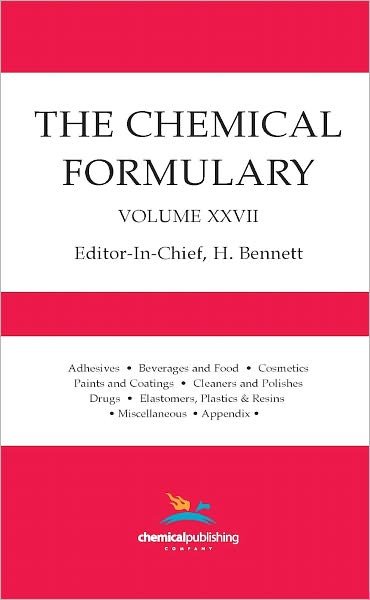 Cover for H Bennett · The Chemical Formulary, Volume 27 (Hardcover Book) (1986)