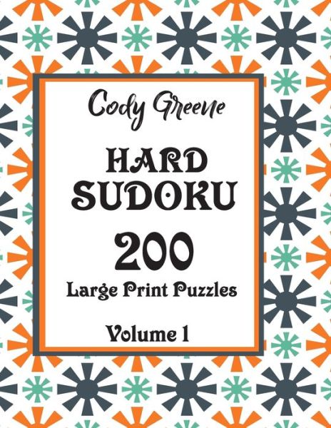 Cover for Cody Greene · Hard Sudoku (Paperback Book) (2019)