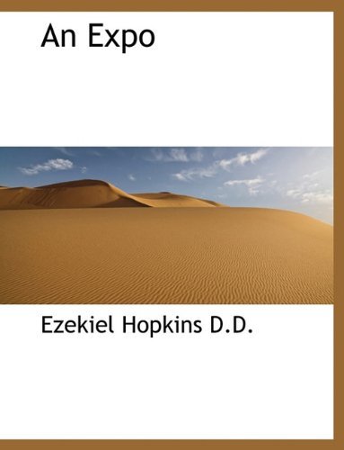 Cover for Ezekiel Hopkins · An Expo (Pocketbok) [Large type / large print edition] (2009)