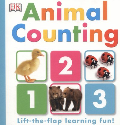 Cover for Dk · Animal Counting - Lift the Flap (Board book) (2014)