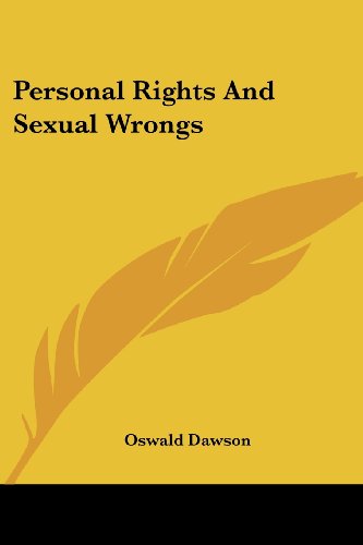 Cover for Oswald Dawson · Personal Rights and Sexual Wrongs (Paperback Book) (2007)