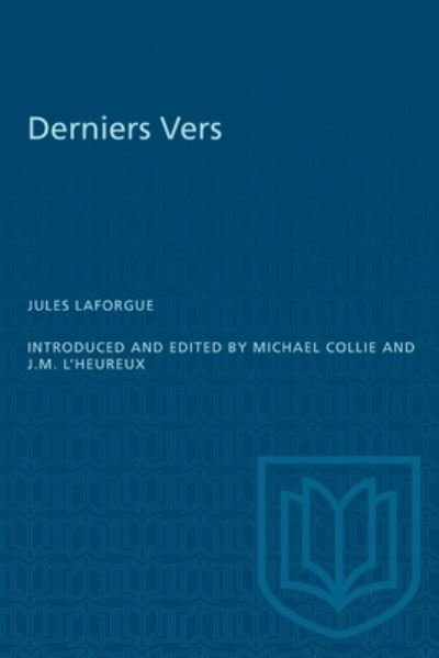 Cover for Jules Laforgue · Derniers Vers - Heritage (Paperback Book) (1965)