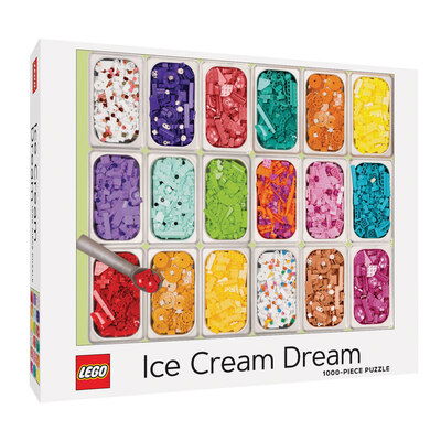 LEGO® Ice Cream Dreams Puzzle - Lydia LEGO - Jogo de tabuleiro - Chronicle Books - 9781797210186 - 27 de outubro de 2020