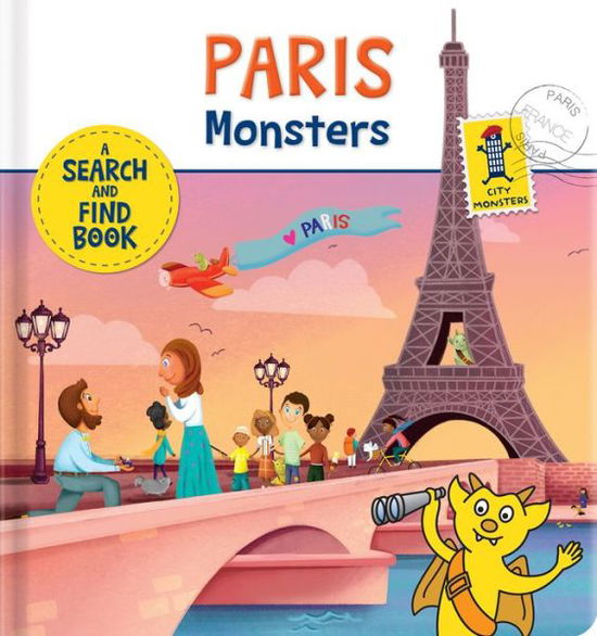 Cover for Paris Monsters: A Search and Find Book - City Monsters (Board book) (2021)