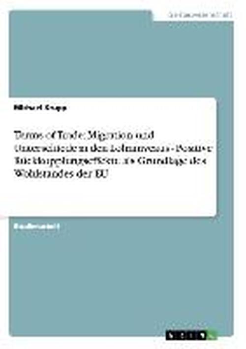 Cover for Krupp · Terms of Trade: Migration und Unt (Book) [German edition] (2007)