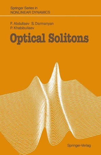 Cover for Fatkhulla Abdullaev · Optical Solitons - Springer Series in Nonlinear Dynamics (Paperback Book) [Softcover reprint of the original 1st ed. 1993 edition] (2014)