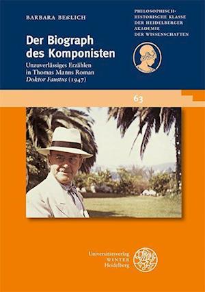 Biograph des Komponisten - Barbara Beßlich - Libros - Universitatsverlag Winter GmbH Heidelber - 9783825395186 - 31 de julio de 2023