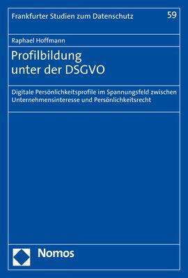 Cover for Hoffmann · Profilbildung unter der DSGVO (Buch) (2020)