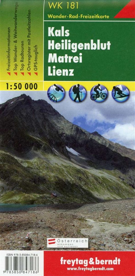 Cover for Freytag-berndt Und Artaria Kg · Freytag Berndt Wanderkt.WK181 Kals,Heil (Book)