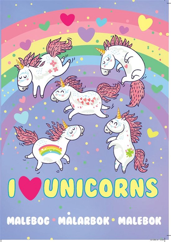Cover for Malebog: Malebog I love Unicorns (Sewn Spine Book) (2019)