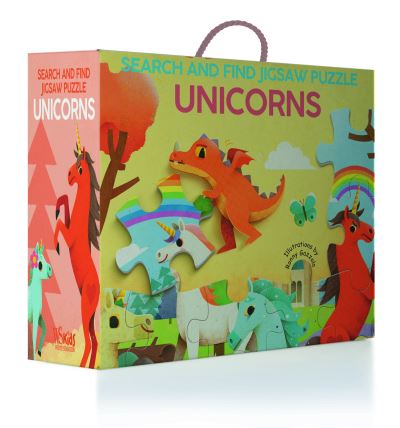Unicorns: Search and Find Jigsaw Puzzle - Search and Find Jigsaw Puzzle - Ronny Gazzola - Bücher - White Star - 9788854419186 - 8. September 2023