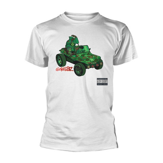 Cover for Gorillaz · Tank (T-shirt) [size XXL] [White (Rocker) edition] (2018)