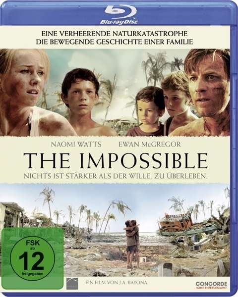 The Impossible - Naomi Watts / Ewan Mcgregor - Filmes -  - 4010324039187 - 18 de junho de 2013