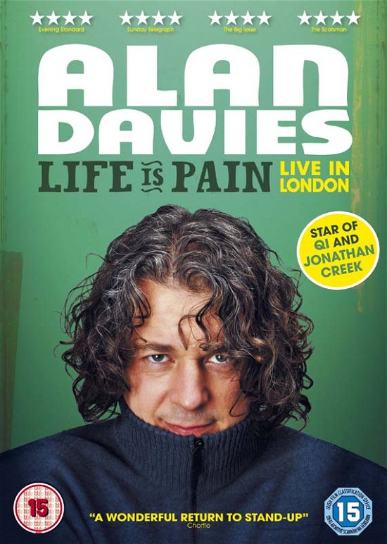 Cover for Alan Davies Life is Pain · Alan Davies - Life Is Pain - Live In London (DVD) (2013)